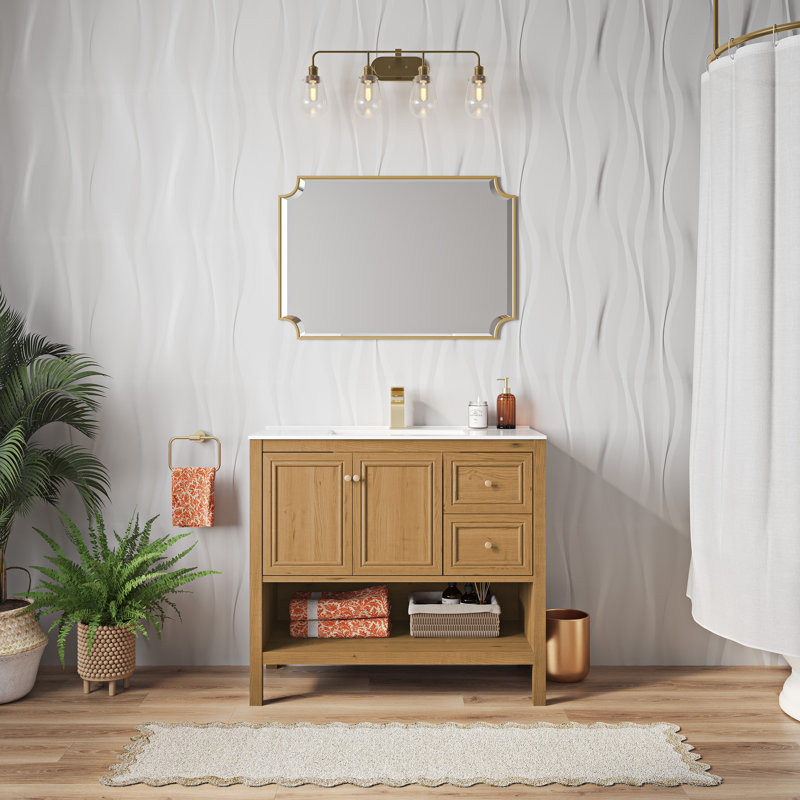 Chateau Natural Oak 36" Freestanding Single Bathroom Vanity