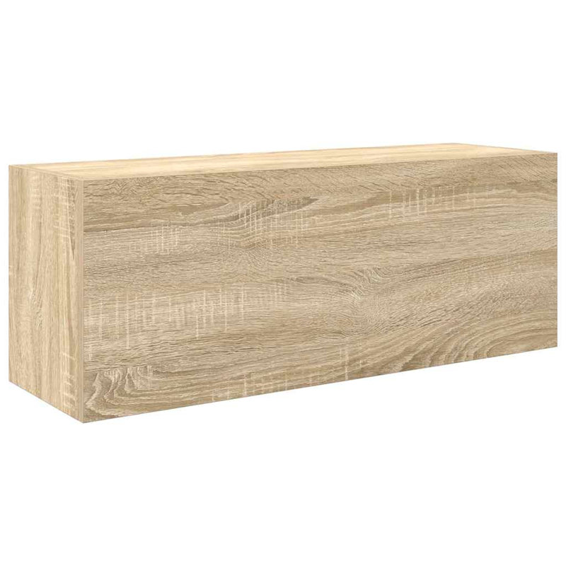 Bathroom Wall Cabinet, Sonoma Oak, 11.8"H x 9.8"W x 31.5"L 