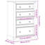 80cm W Chest of Drawers
