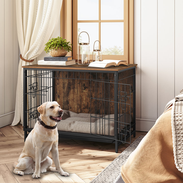 Tucker Murphy Pet Adrihana Pet Crate Size: 34.46 H x 42.52 W x 29.92 D DAD221B022614557ADF472F5958CE9E2