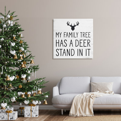«Witty Deer», citation de bois rustique Lodge