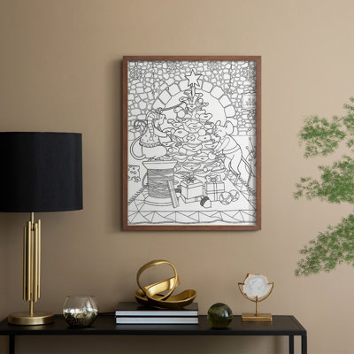 Creatures Stirring Framed Print - Solid Wood