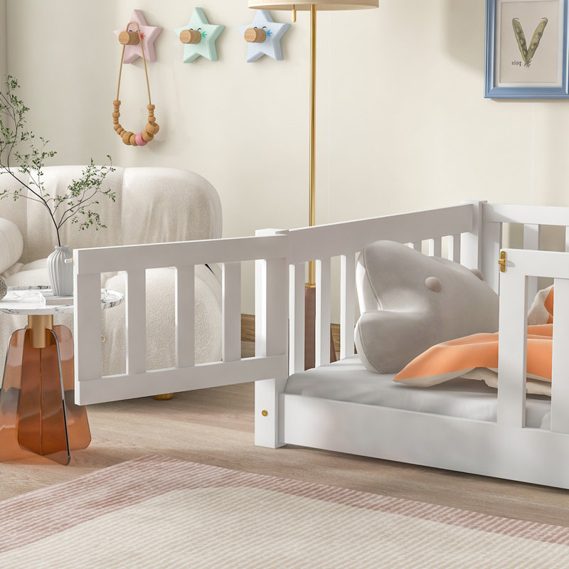 Lits pour enfants Frostia, Simple (l 79,5 po x P 41,8 po x H 17,5 po), Blanc