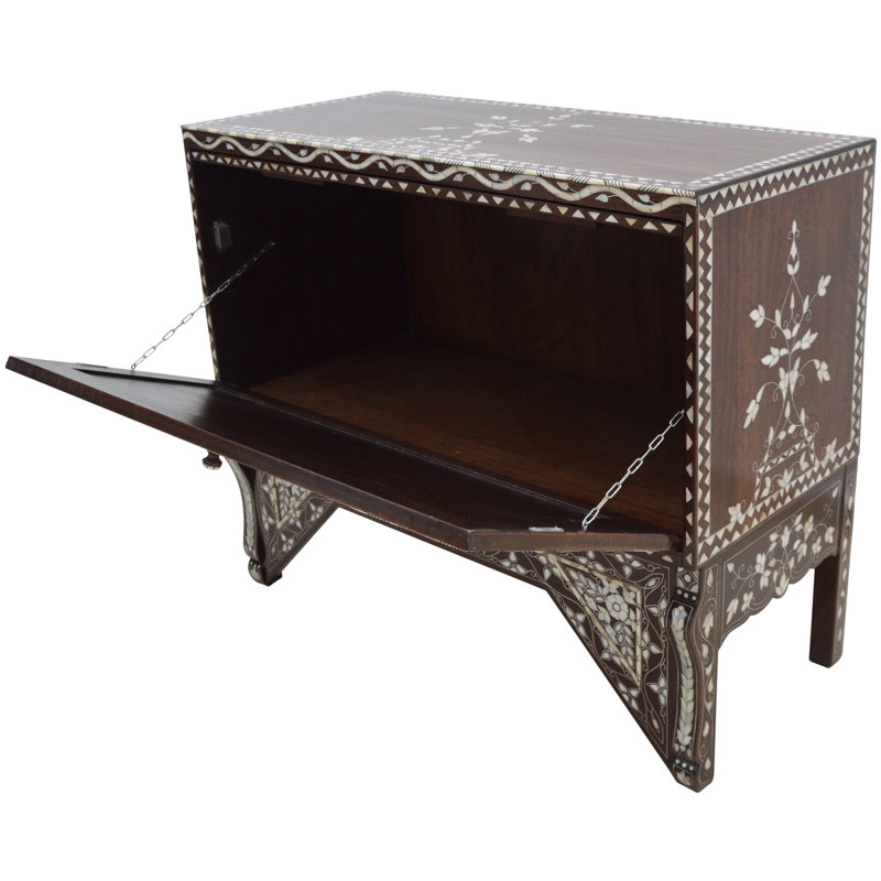 Syrian 39'' W Solid Wood Console Table