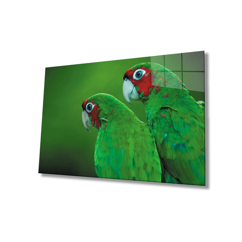 Peinture élégante en verre trempé décoratif, 27,6 po x 43,3 po | 100% verre trempé, épaisseur: 0,16 pouce | Superbe décoration intérieure pour le salon, le bureau ou la galerie | Pièce d'art unique, durable et élégante