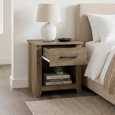 Walter 20.3" 1 Drawer Nightstand