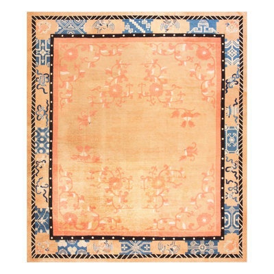 Tapis chinois du 19e siècle (10 pi x 11 pi 6 po - 305 x 350 po)
