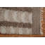 Tapis beige en laine noué à la main de conception unique 5 pi 1 po x 6 pi 11 po New Age
