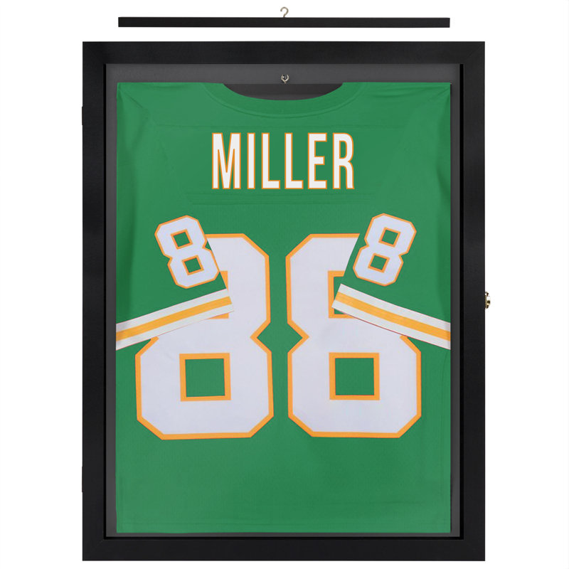 18x24 Kids Jersey Frame Display Case - Shadow Box Frame - Black