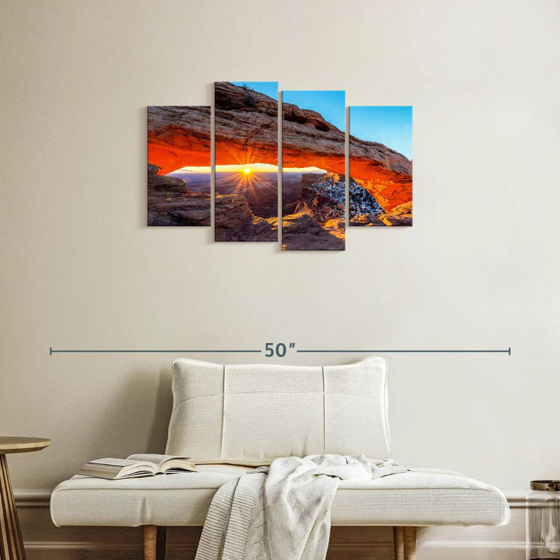 Lumière du soleil arquée Alvord Mesa, H 22 po x l 36 po