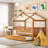 Twin Size Wooden House Bed With Trundle-1310478634-1310478635