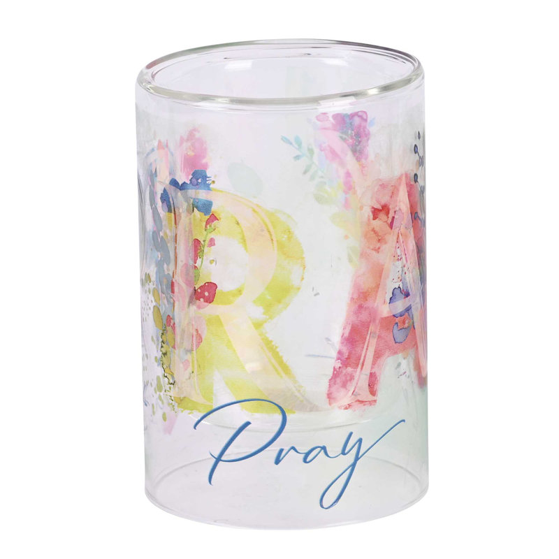 Bougeoir Wait Pray Trust 6In