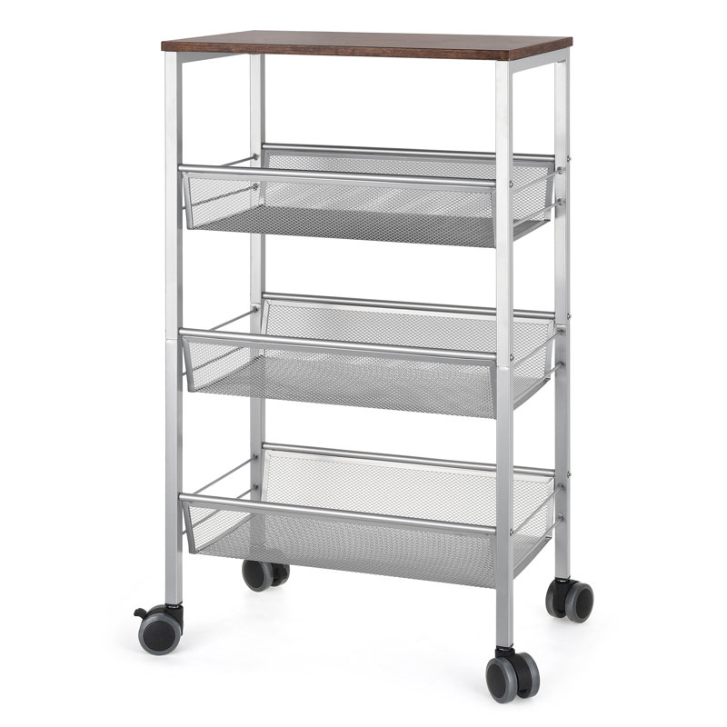 30'' H x 7'' W Utility Cart with Wheels