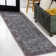 Sarok Ornate Persian All-Over Machine-Washable Purple/Gray Rug
