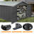 Outdoor Garage Shed With Lockable Double Hinged Doors-125847312