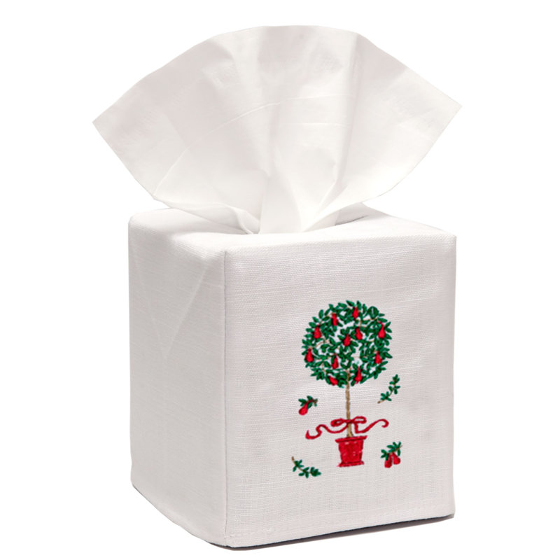 Housse pour boîte en tissu topiaire poirier tree Unterreiner