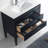 Shikhare 36'' Single Bathroom Vanity with White Ceramic Top – Soft Close Drawers & Freestanding Design-1093092354