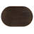 44 Inch Wood Oval Coffee Table With X-Shaped Base,Cocktail Table With Open Storage, Sofa Center Table For Living Room, Home Office,  Espresso-1625924511