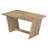 6-Piece Retro Dining Set, 1 Rectangular Table with 4 Upholstered Chairs and 1 Bench-1639635392