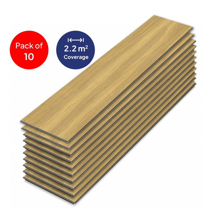 Laminate Flooring, Medium Oak