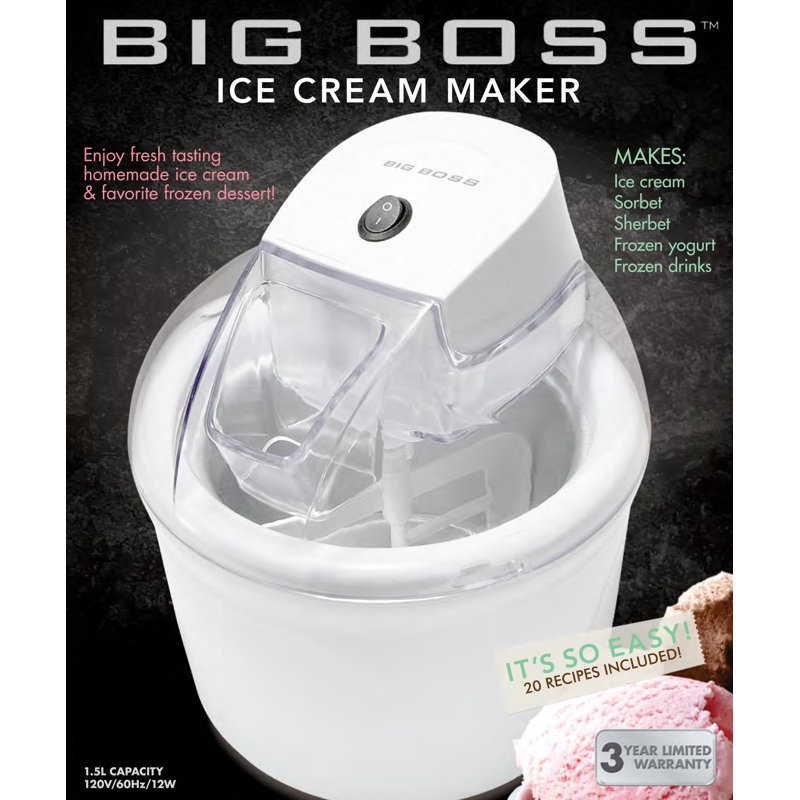 Big Boss 1.6 Qt. Ice Cream Maker
