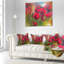 Thick Red Poppy Flowers - Coussin imprimé floral-30720941-30720937