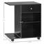 Bureau d'imprimante Vinsetto, support pour chariot roulant avec roulettes et tablette réglable