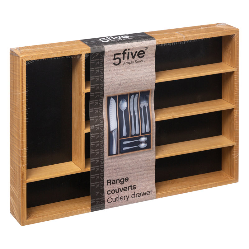 Cutlery Tray Bamboo 5 Compartment