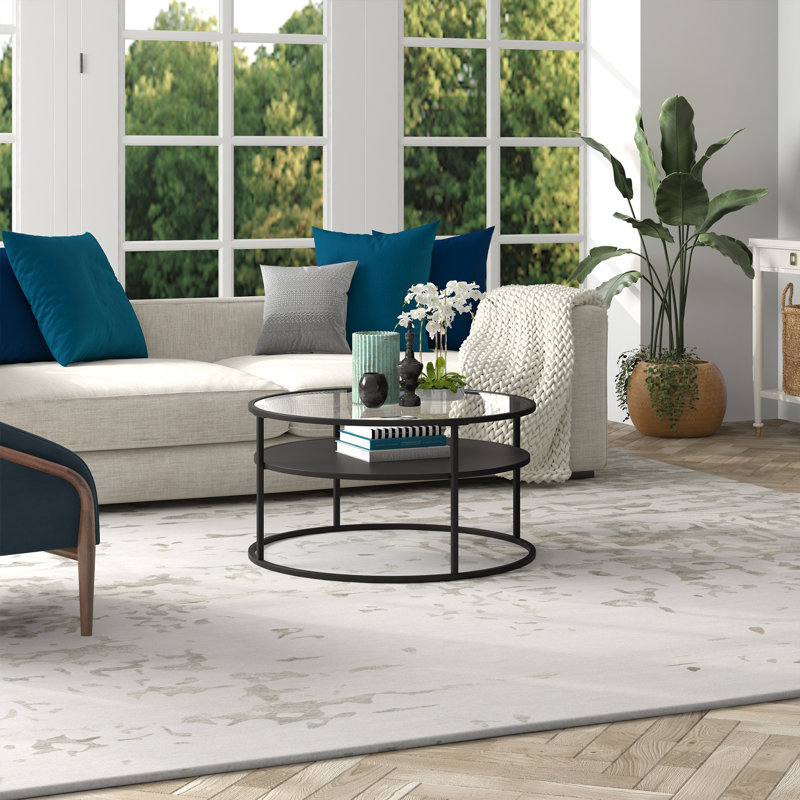 Frame Coffee Table with Storage