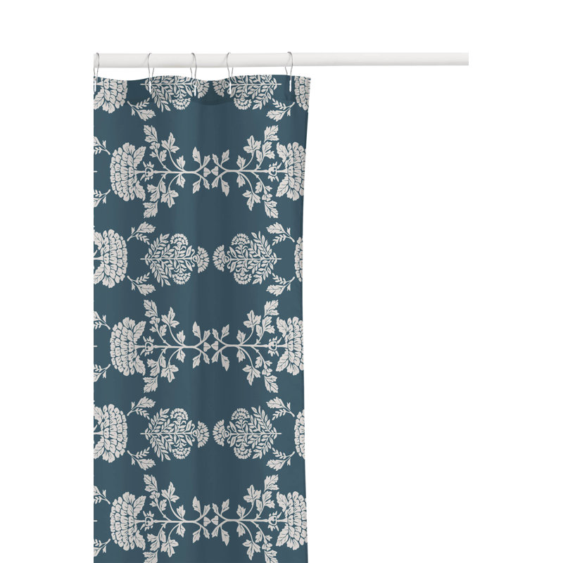 Rideau de douche ultraléger piaia, Bleu sarcelle foncé