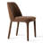 19.5" Seat Height Upholstered Fabric Dining Chair-1359239406
