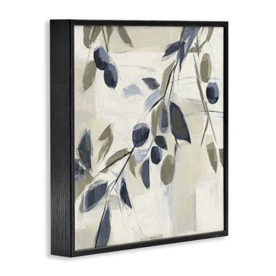 Soft Mediterranean Greenery Framed Giclee, design by Mona Grace