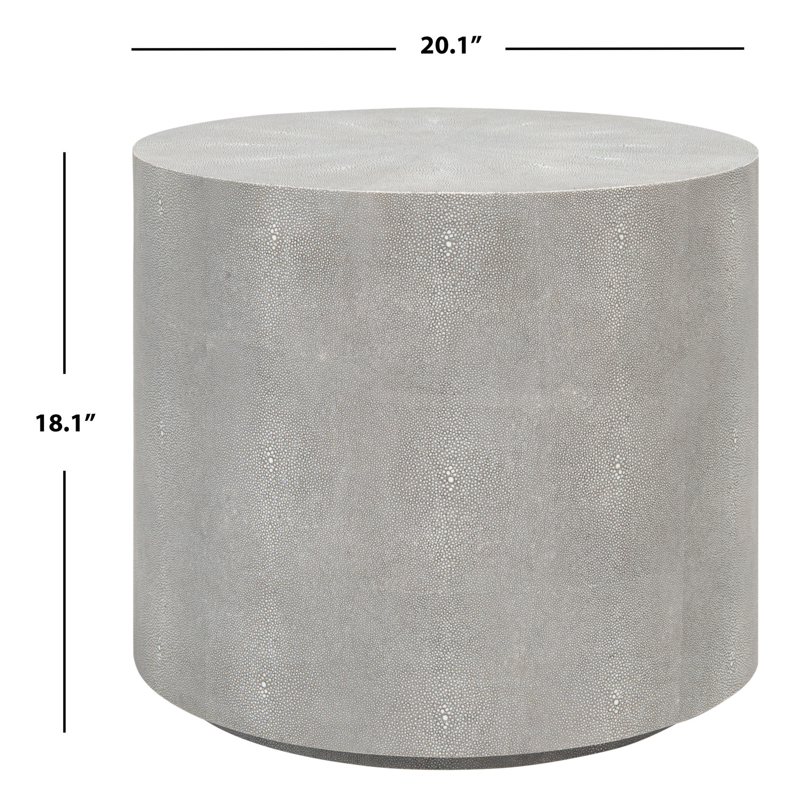 Medici End Table, Gray