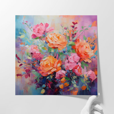Impression complexe de collage de jardin