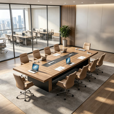 118.12 " MDF Rectangle Conference Table