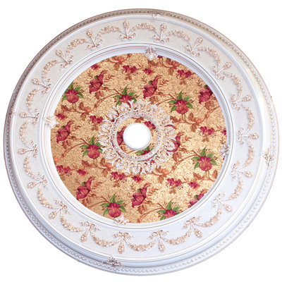Motif floral rond 51 po