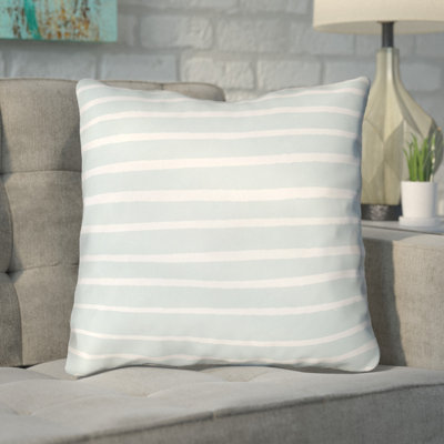 Striped Outdoor Throw Pillow