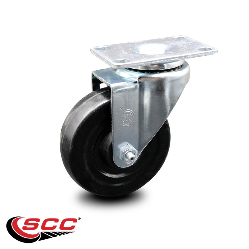 Rubber Swivel Top Plate Caster