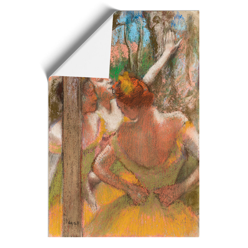 Ballet Ballerina Dancers by Edgar Degas - Unframed Painting, 59cm H x 42cm W x 0.1cm D