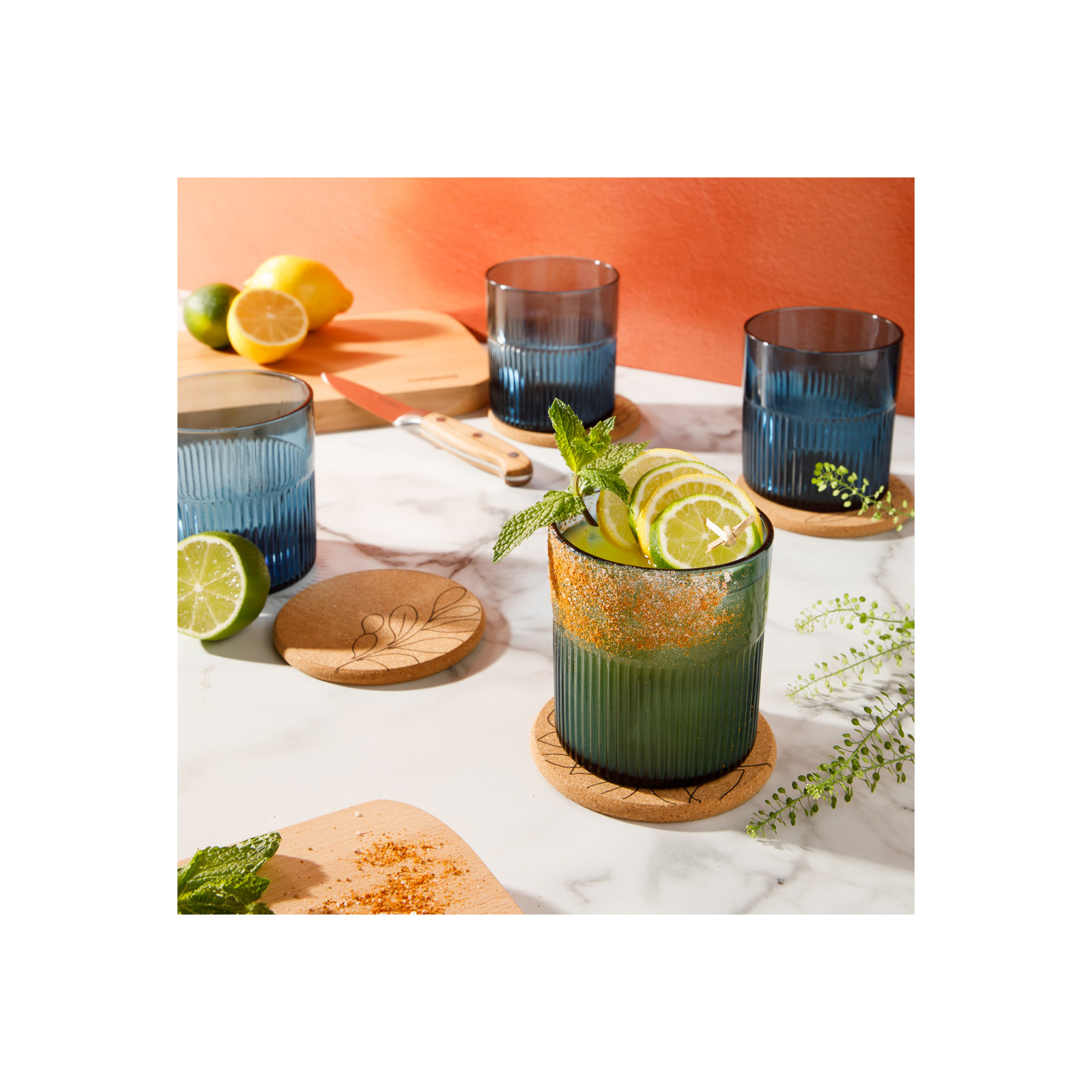 Bloomhouse Lyon Sky 4 - Piece 16, Lapis Blue