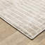 Tapis beige / brun clair à motif géométrique moderne Orion-1684054228