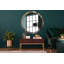 Huldar Glass Flat Wall Mirror