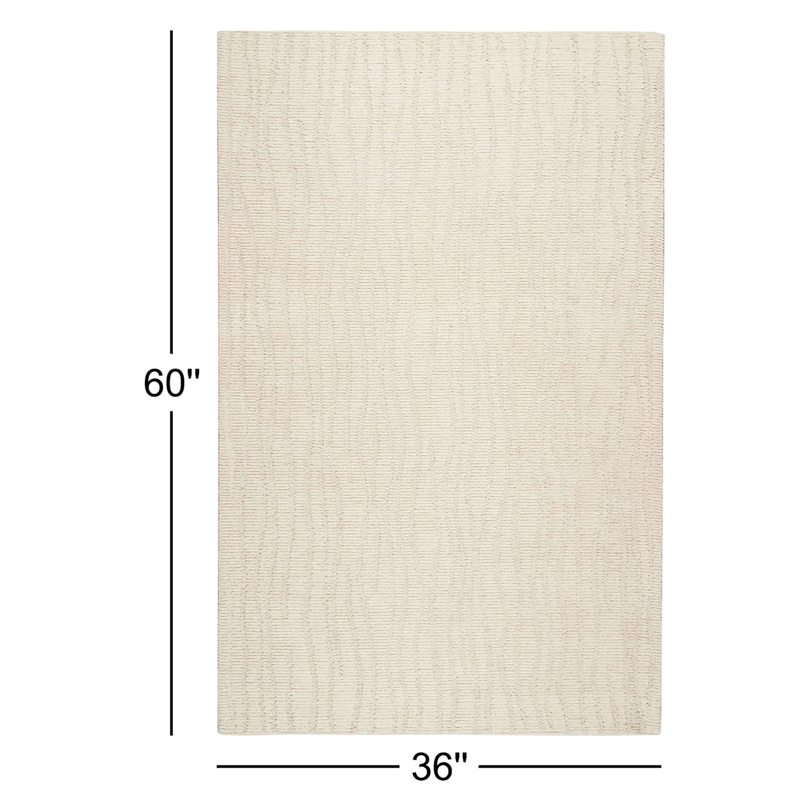 Noland Waves Hand-Tufted Abstract Rug, Rectangle 3' x 5'