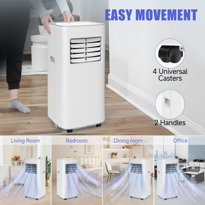 Portable Air Conditioners 8500 BTU,3-in-1 AC Unit Cools Spaces up to 450 sq. ft