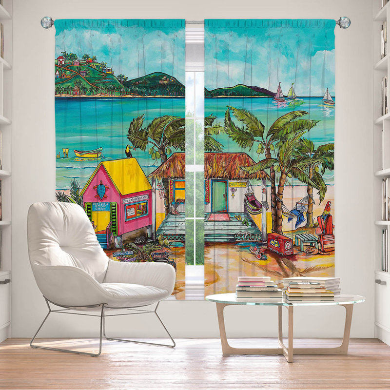 Fulden Room Darkening Curtain Pair, 40" W x 82" L