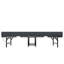 Lit pliant de 75 po de long pour les personnes de grande taille, 5 matelas en mousse à mémoire de forme, capacité de poids de 450 lb, peu encombrant, bureau idéal pour personnes de 75 po et plus, structure en métal de 5 po, pliable et enroulable, rap