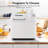 2LB Compact Bread Maker, 21-in-1 Programmable Machine with Auto Yeast & Nut Dispenser