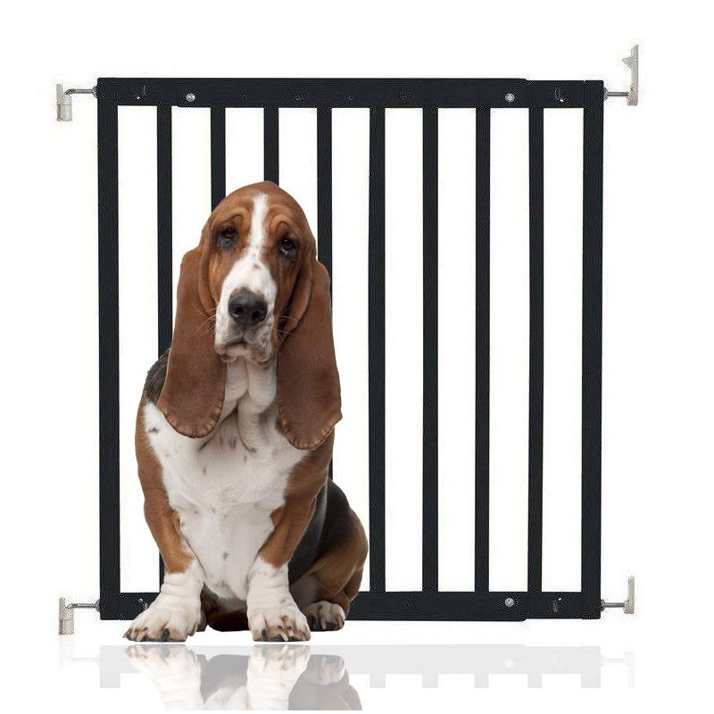Odebolt Wood Pet Gate Accessory, Black Wood