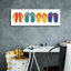  «Sea Sand Sun VIII» par Courtney Prahl, art mural sur toile, 36 po x 12 po