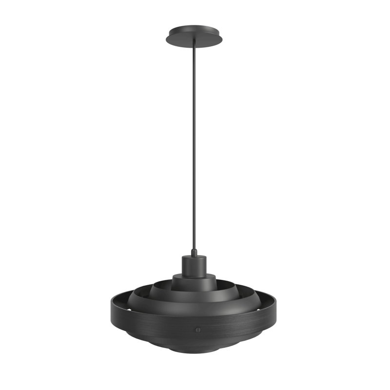 Luminaire suspendu 1 lumière Newport Collection, Noir, noir, noir, noir